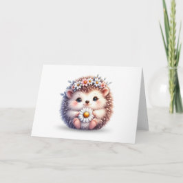 Daisy Hug - Igel Grußkarte (Leere Innenseite) Karte