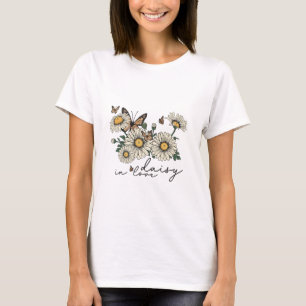 Daisy in Liebe Wildblume T-Shirt