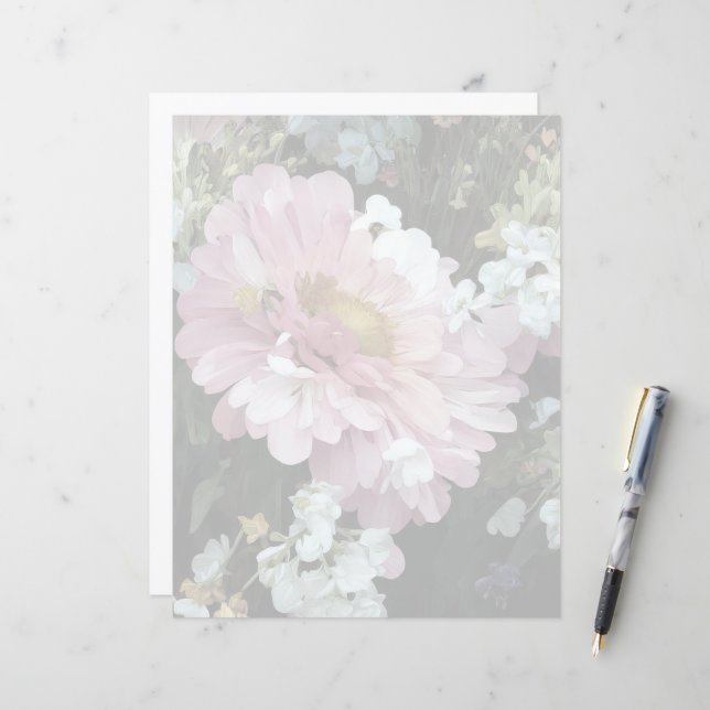 Daisy in Pink (Vorderseite/Rückseite Beispiel)