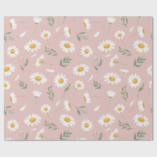 Daisy in Pink Geschenkpapier