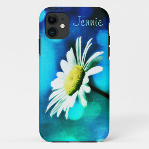 Daisy in Türkis iPhone 5 Fall *Personalisieren* Case-Mate iPhone Hülle