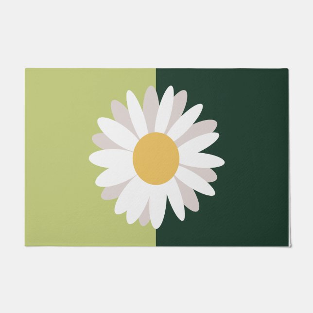 Daisy Indoor Door Mat, Green  Fußmatte (Vorderseite)