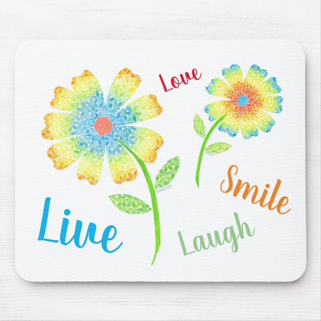 Daisy Inspiration Mouse Pad Mousepad (Vorne)