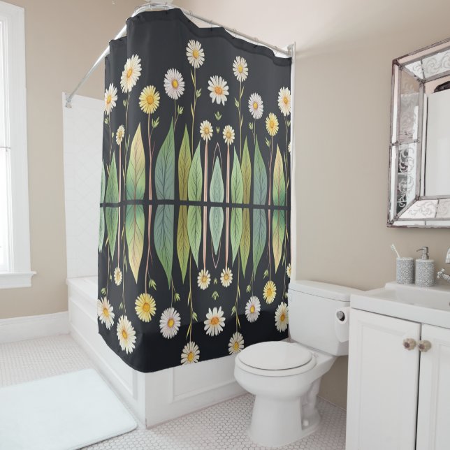 Daisy ist in der Nacht Duschvorhang (Beispiel)