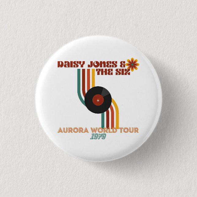 Daisy Jones The Six Button (Vorderseite)