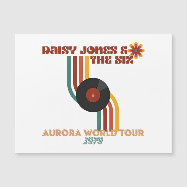 Daisy Jones The Six Magnetkarte (Vorderseite)