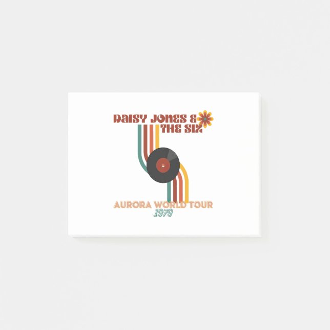 Daisy Jones The Six Post-it Klebezettel (Vorderseite)