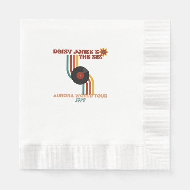 Daisy Jones The Six Serviette (Vorderseite)