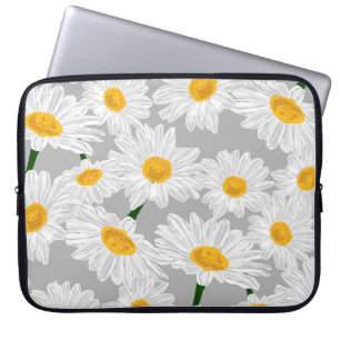 Daisy Kamillenfeld. Sommerfrühlingssommer Blume, N Laptopschutzhülle