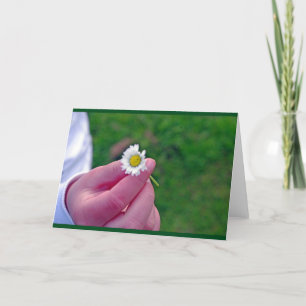Daisy-Karte Dankeskarte
