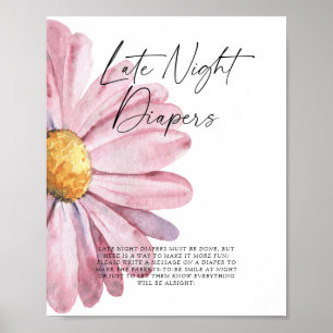 Daisy Late night diaper game Poster