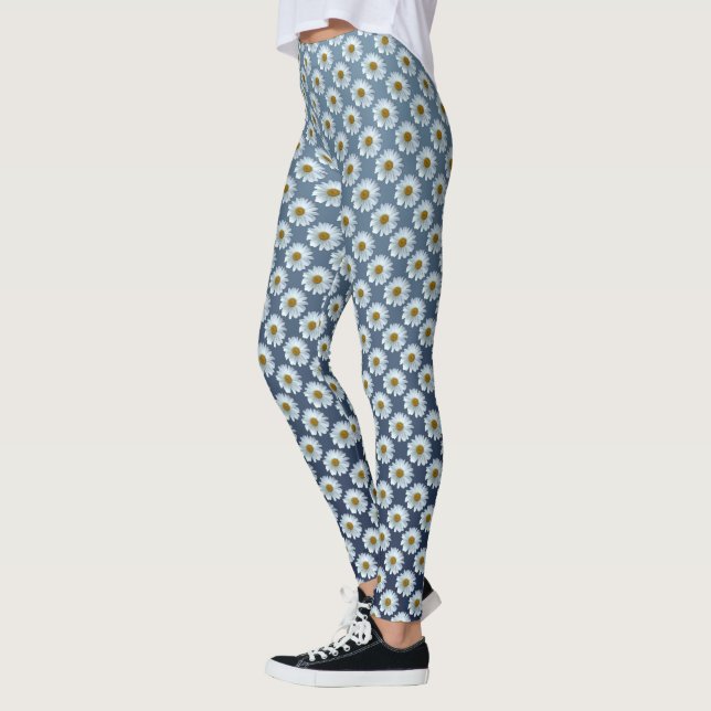 Daisy Leggings White Daisy Wildblume Leggings (Links)