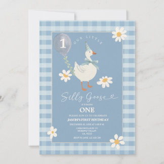 Daisy Little Albern Goose Balloon Boy 3. Geburtsta Einladung