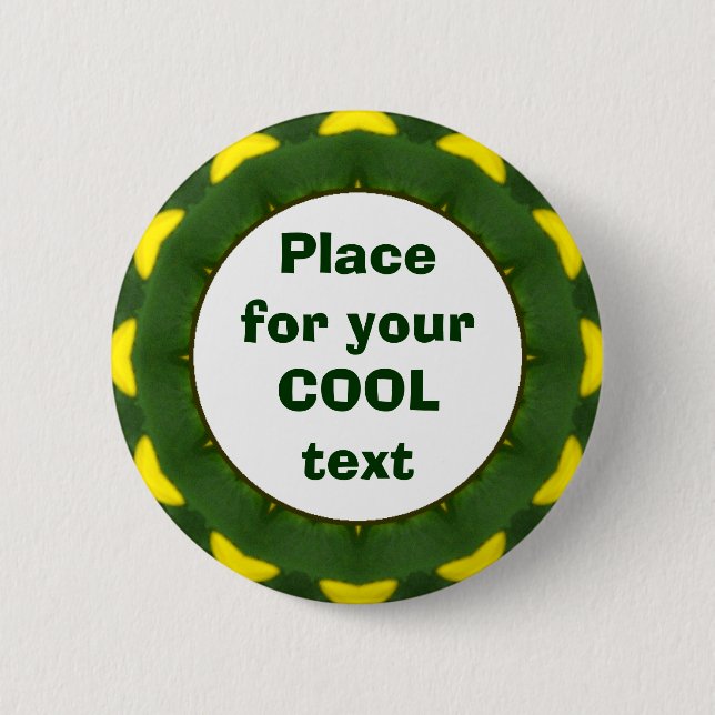 Daisy Mandala Template 04 Button (Vorderseite)