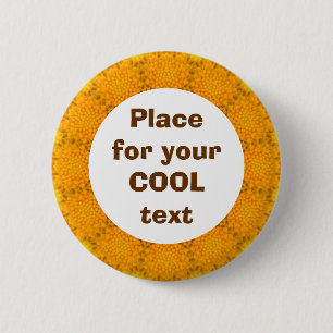 Daisy Mandala Template 08 Button