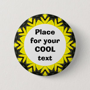 Daisy Mandala Template 12 Button