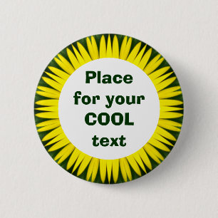 Daisy Mandala Template 25 Button