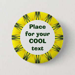 Daisy Mandala Template 29 Button