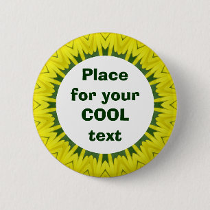 Daisy Mandala Template 34 Button