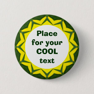 Daisy Mandala Template 39 Button