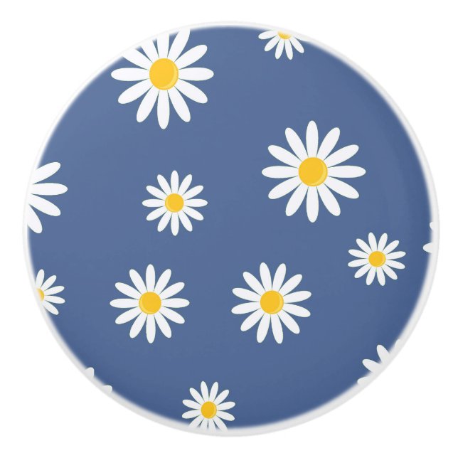 Daisy Meadows Blue Keramikknauf (Vorderseite)