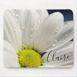 Daisy mit Dew Drops Maus Pad Mousepad