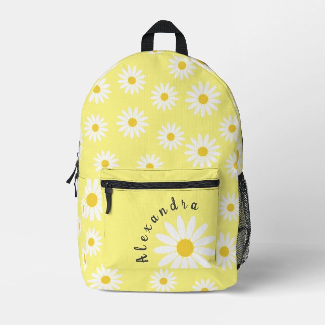 Daisy mit Name Bedruckter Rucksack (Vorderseite)