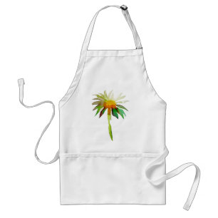 Daisy moderne Aquarellkunst Blume Schürze