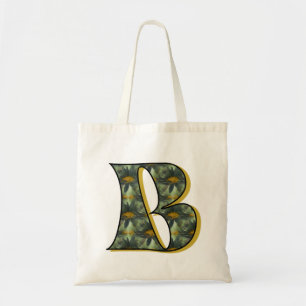 Daisy Monogram Initial B Tragetasche