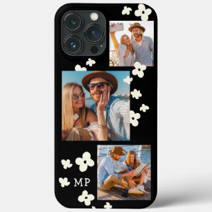 Daisy-Monogramm 3-Foto-Collage trendy moderne Mädc Case-Mate iPhone Hülle