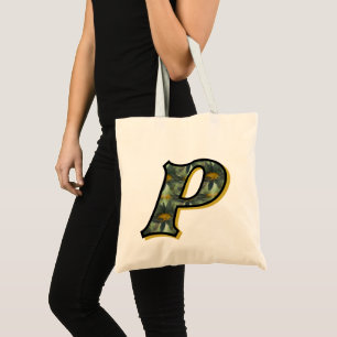 Daisy-Monogramm Anfangsbuchstabe P Tragetasche
