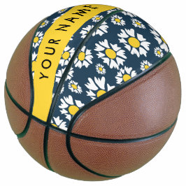 Daisy Muster, White Daisies, Ihr Name Basketball