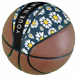 Daisy Muster, White Daisies, Ihr Name Basketball