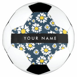 Daisy Muster, White Daisies, Ihr Name Fußball