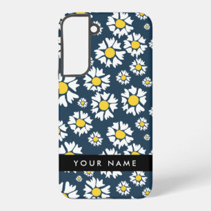 Daisy Muster, White Daisies, Ihr Name Samsung Galaxy Hülle