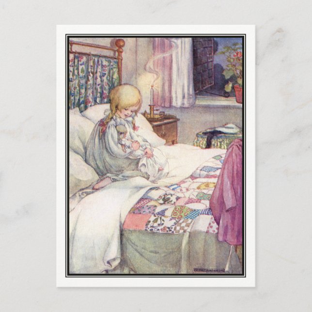 Daisy My Dolly von Anne Anderson Postkarte (Vorderseite)