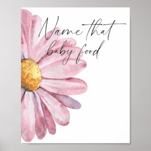Daisy - Name für Babynahrung Poster