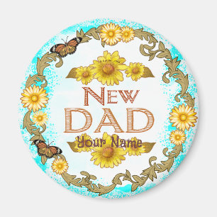 Daisy New Dad Magnet