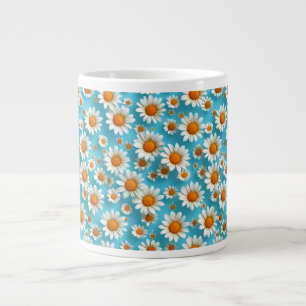 Daisy Niedlich White Blume Jumbo-Tasse