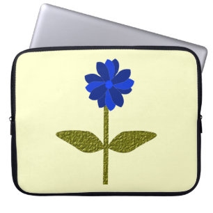 Daisy Ocean Blue Laptop Bag Laptopschutzhülle