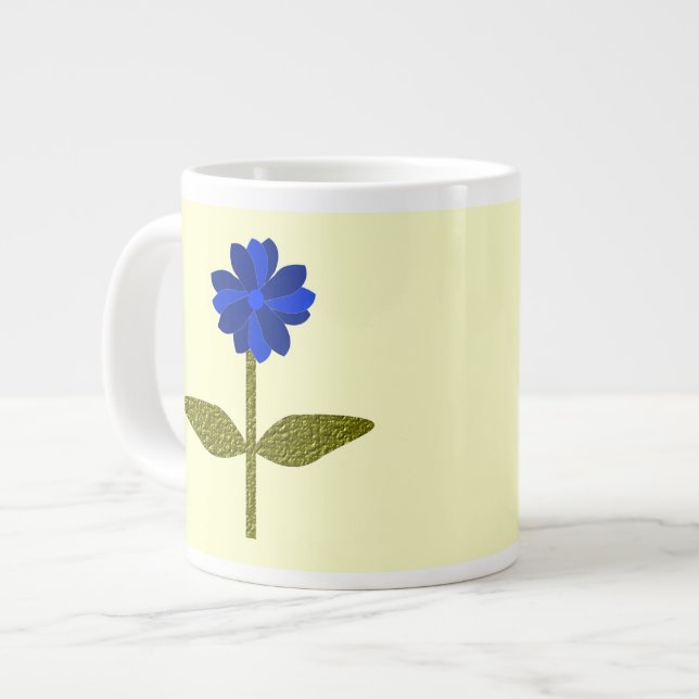 Daisy Ocean Blue Tasse (Vorderseite Links)