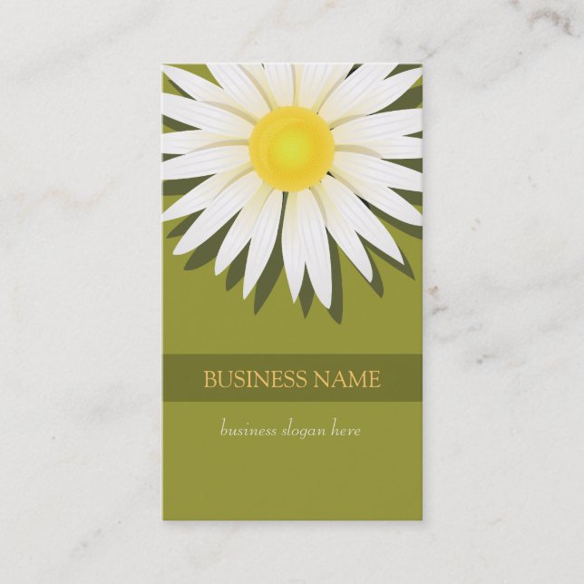 Daisy Olive Business Visitenkarte (Vorderseite)