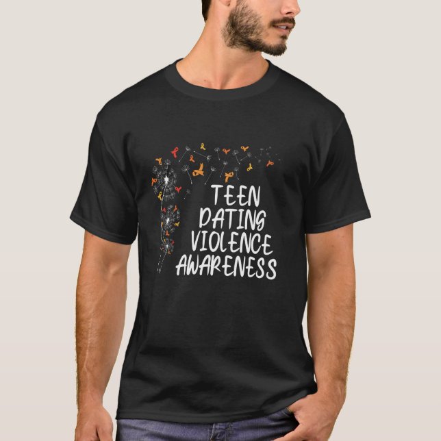 Daisy Orange Band Tee Verabredet Gewalt Bewusstsei (Vorderseite)