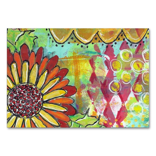 Daisy Original Art Tischnummer (Vorderseite)