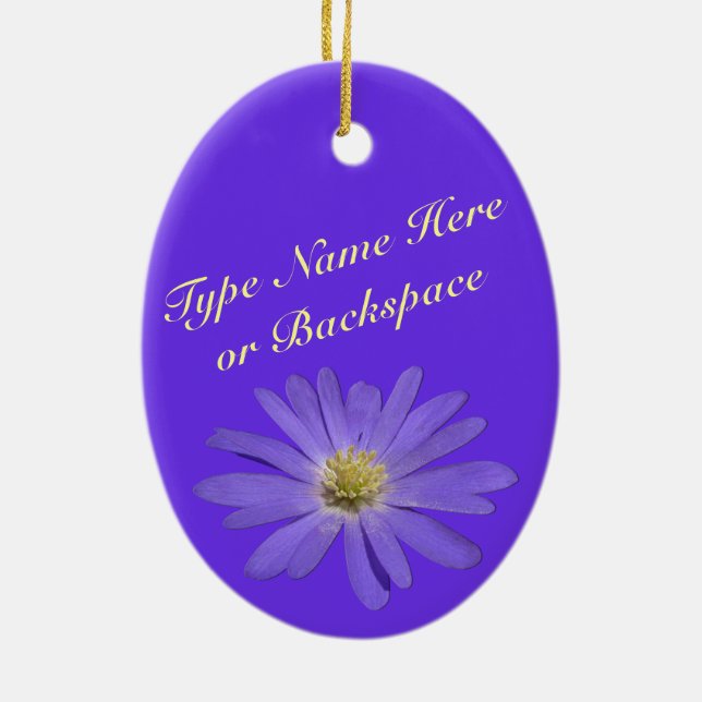 Daisy Ornament Blume Weihnachtsdekoration (Hinten)