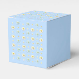 Daisy Pattern auf hellblauem Hintergrund Geschenkschachtel
