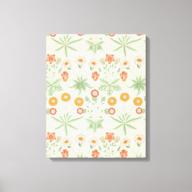Daisy Pattern (von William Morris) Leinwanddruck (Vorderseite)