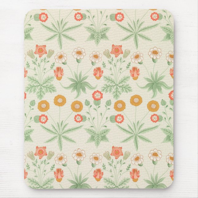 Daisy Pattern (von William Morris) Mousepad (Vorne)