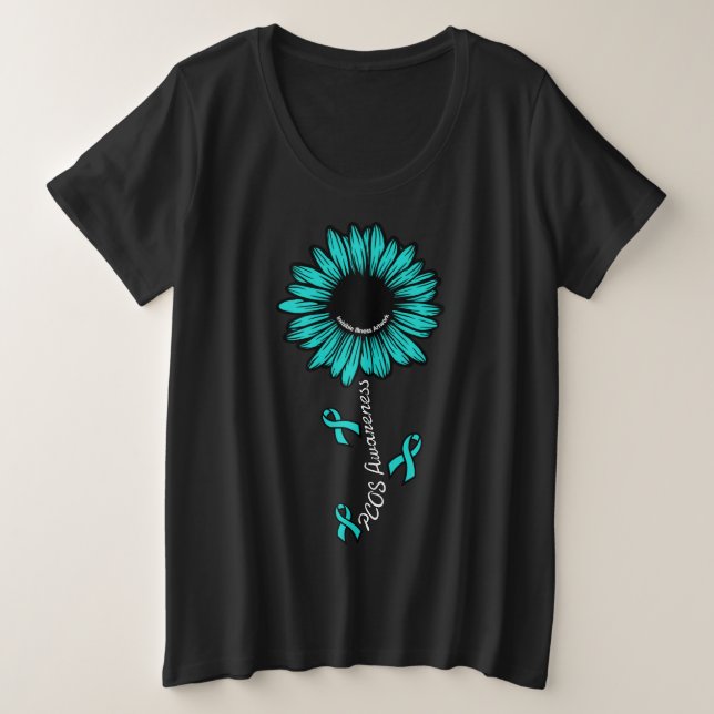 Daisy... PCOS Große Größe T-Shirt (Design vorne)