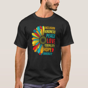Daisy Peace Liebe Equality Diversity Human Rights T-Shirt